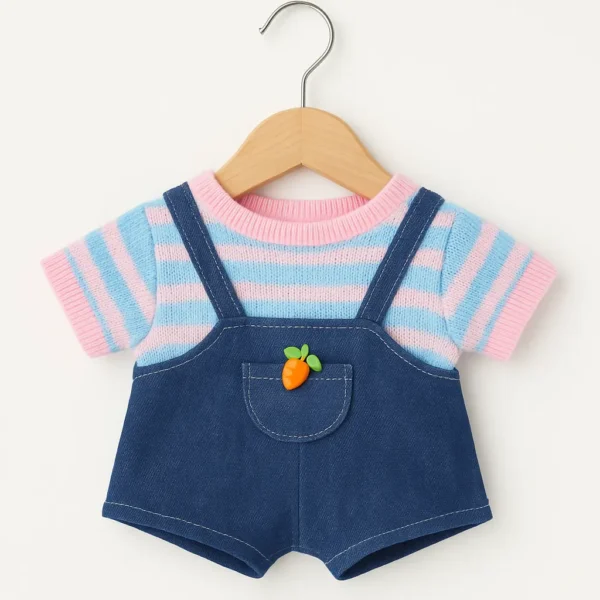 salopette en jean pour petit nounours
