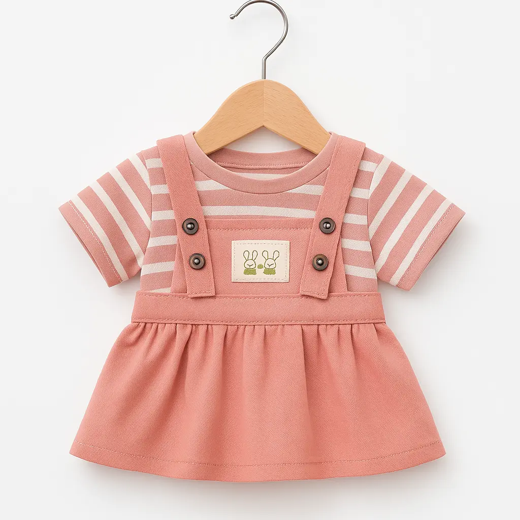 Robe salopette rose 1 robe salopette rose su ceintre